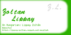 zoltan lippay business card